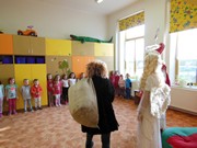 Mikuláš, čert a anděl ve školce